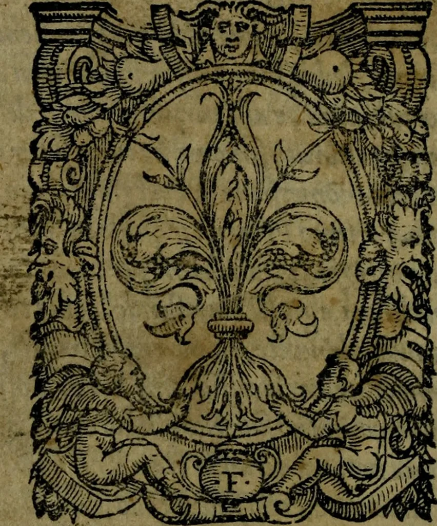 An illustration from Orazione funerale, 1564, leaf 67