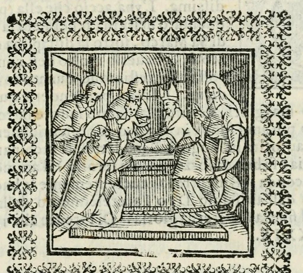An illustration from Orazione fvnerale, 1589, leaf 5