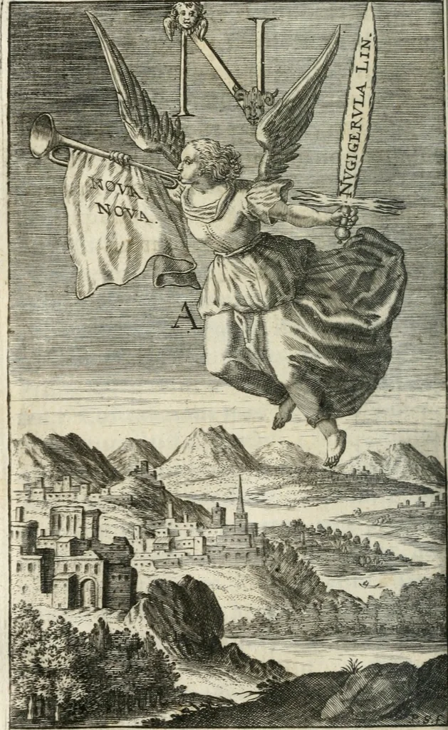 An illustration from Orbis phaethon : sive De universis vitiis linguae, 1629, leaf 183