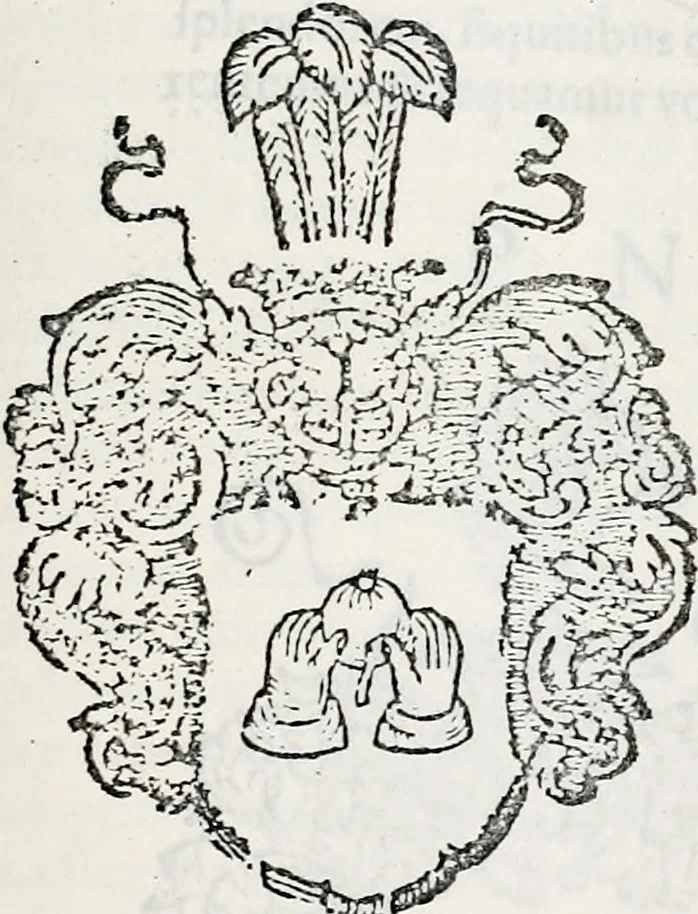 An illustration from Orbis Polonvs, splendoribus caeli: Triumphis mundi: pulchritudine animantium: decore aquatilium: naturae excellentia reptilium, condecoratvs. In qvo antiqva Sarmatarvm gentilitia, pervetvstae nobilitatis polonae insignia, vetera & noua indigenatus meritorum praemia & arma, specificantur & relucent. Nunc primum, vt Latinitati consecratus, ita claritate & veritate perspicuus, 1641, leaf 1022