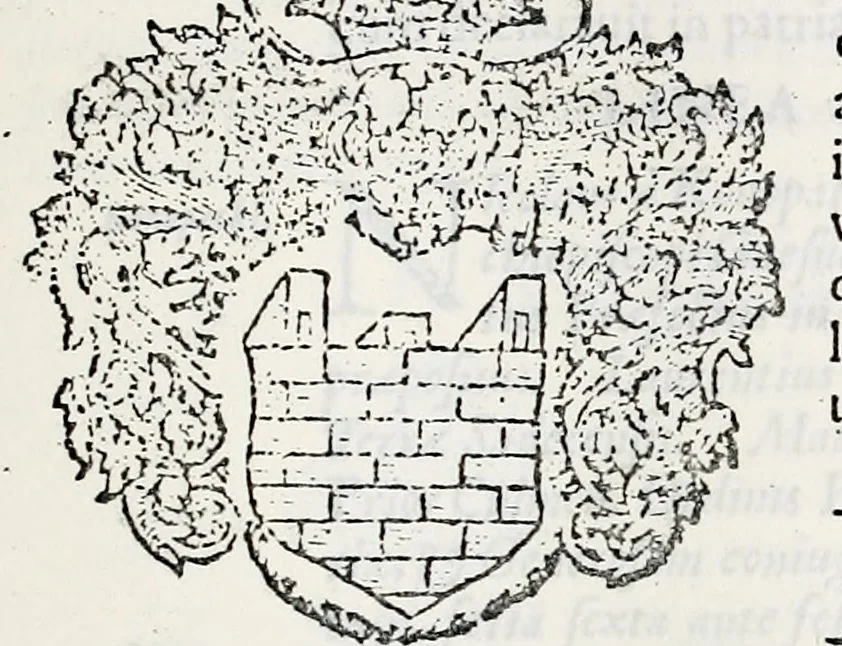 An illustration from Orbis Polonvs, splendoribus caeli: Triumphis mundi: pulchritudine animantium: decore aquatilium: naturae excellentia reptilium, condecoratvs. In qvo antiqva Sarmatarvm gentilitia, pervetvstae nobilitatis polonae insignia, vetera & noua indigenatus meritorum praemia & arma, specificantur & relucent. Nunc primum, vt Latinitati consecratus, ita claritate & veritate perspicuus, 1641, leaf 510