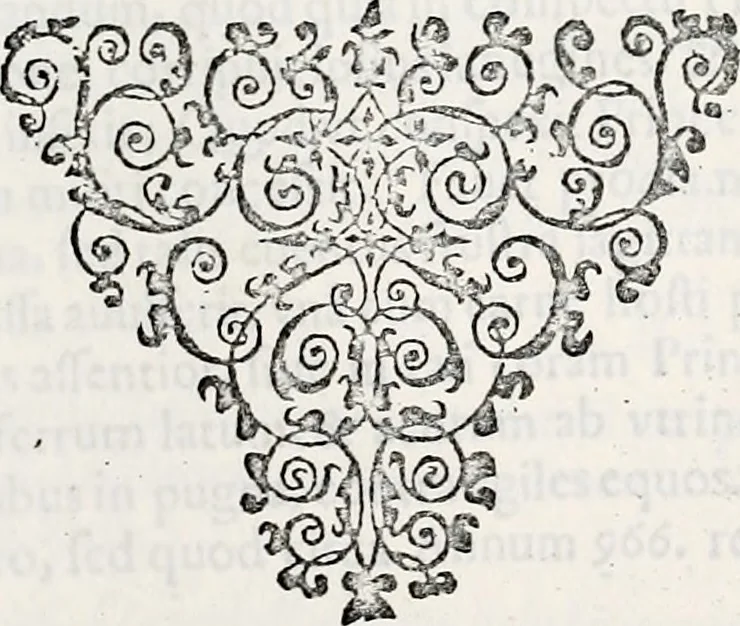 An illustration from Orbis Polonvs, splendoribus caeli: Triumphis mundi: pulchritudine animantium: decore aquatilium: naturae excellentia reptilium, condecoratvs. In qvo antiqva Sarmatarvm gentilitia, pervetvstae nobilitatis polonae insignia, vetera & noua indigenatus meritorum praemia & arma, specificantur & relucent. Nunc primum, vt Latinitati consecratus, ita claritate & veritate perspicuus, 1641, leaf 632
