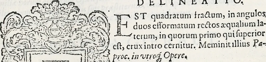An illustration from Orbis Polonvs, splendoribus caeli: Triumphis mundi: pulchritudine animantium: decore aquatilium: naturae excellentia reptilium, condecoratvs. In qvo antiqva Sarmatarvm gentilitia, pervetvstae nobilitatis polonae insignia, vetera & noua indigenatus meritorum praemia & arma, specificantur & relucent. Nunc primum, vt Latinitati consecratus, ita claritate & veritate perspicuus, 1641, leaf 736