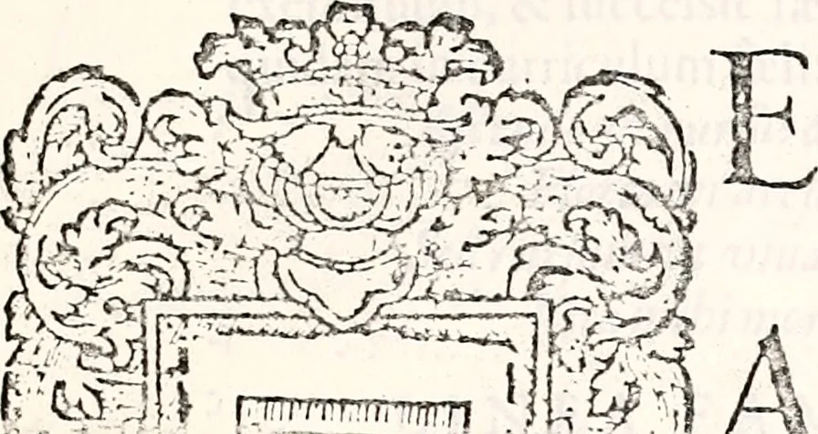 An illustration from Orbis Polonvs, splendoribus caeli: Triumphis mundi: pulchritudine animantium: decore aquatilium: naturae excellentia reptilium, condecoratvs. In qvo antiqva Sarmatarvm gentilitia, pervetvstae nobilitatis polonae insignia, vetera & noua indigenatus meritorum praemia & arma, specificantur & relucent. Nunc primum, vt Latinitati consecratus, ita claritate & veritate perspicuus, 1641, leaf 240