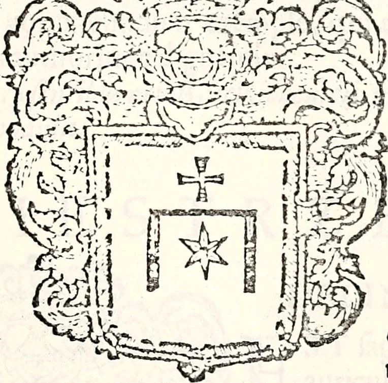 An illustration from Orbis Polonvs, splendoribus caeli: Triumphis mundi: pulchritudine animantium: decore aquatilium: naturae excellentia reptilium, condecoratvs. In qvo antiqva Sarmatarvm gentilitia, pervetvstae nobilitatis polonae insignia, vetera & noua indigenatus meritorum praemia & arma, specificantur & relucent. Nunc primum, vt Latinitati consecratus, ita claritate & veritate perspicuus, 1641, leaf 246