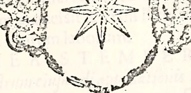 An illustration from Orbis Polonvs, splendoribus caeli: Triumphis mundi: pulchritudine animantium: decore aquatilium: naturae excellentia reptilium, condecoratvs. In qvo antiqva Sarmatarvm gentilitia, pervetvstae nobilitatis polonae insignia, vetera & noua indigenatus meritorum praemia & arma, specificantur & relucent. Nunc primum, vt Latinitati consecratus, ita claritate & veritate perspicuus, 1641, leaf 290