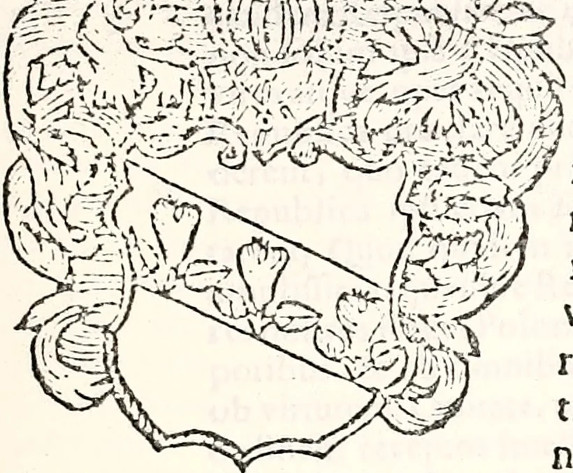 An illustration from Orbis Polonvs, splendoribus caeli: Triumphis mundi: pulchritudine animantium: decore aquatilium: naturae excellentia reptilium, condecoratvs. In qvo antiqva Sarmatarvm gentilitia, pervetvstae nobilitatis polonae insignia, vetera & noua indigenatus meritorum praemia & arma, specificantur & relucent. Nunc primum, vt Latinitati consecratus, ita claritate & veritate perspicuus, 1641, leaf 440