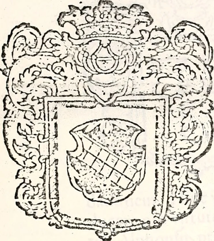 An illustration from Orbis Polonvs, splendoribus caeli: Triumphis mundi: pulchritudine animantium: decore aquatilium: naturae excellentia reptilium, condecoratvs. In qvo antiqva Sarmatarvm gentilitia, pervetvstae nobilitatis polonae insignia, vetera & noua indigenatus meritorum praemia & arma, specificantur & relucent. Nunc primum, vt Latinitati consecratus, ita claritate & veritate perspicuus, 1641, leaf 452