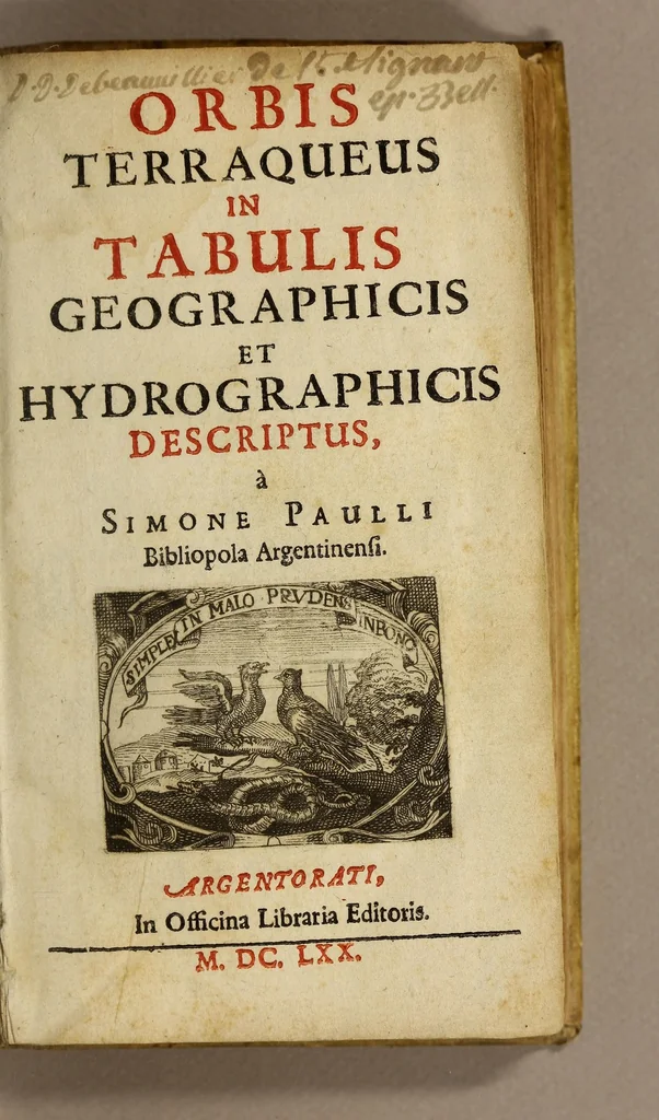 An illustration from Orbis terraqueus in tabulis geographicis et hydrographicis, 1670, leaf 5