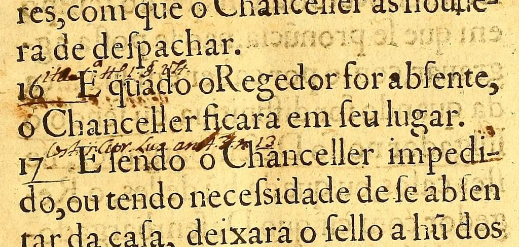 An illustration from Ordenaços, e leis do reino de Portugal, 1603, leaf 33