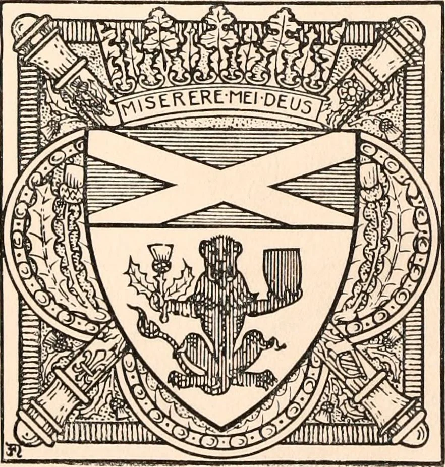 An illustration from An ordinary of arms contained in the public register of all arms and bearings in Scotland, 1893, leaf 6