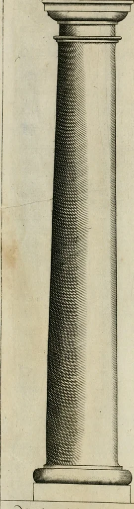 An illustration from Regola delli cinque ordini d'architettura, 1635, leaf 11