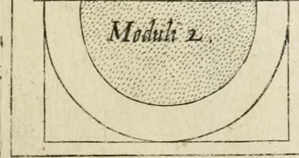 An illustration from Regola delli cinque ordini d'architettura, 1635, leaf 12