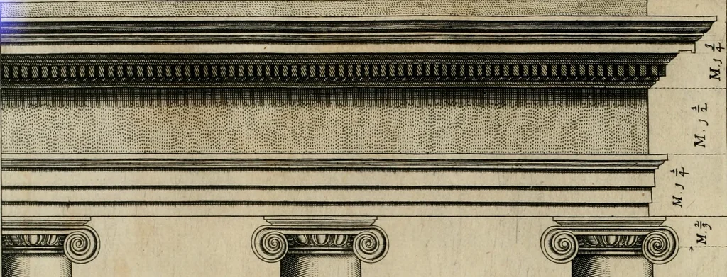 An illustration from Regola delli cinque ordini d'architettura, 1635, leaf 33
