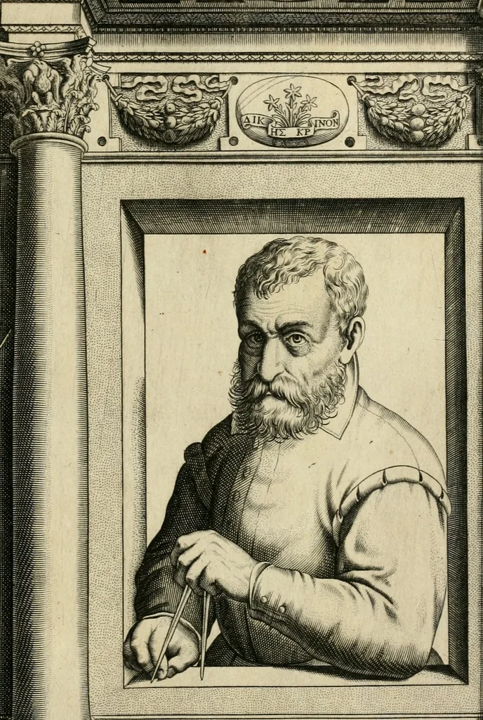 An illustration from Regola delli cinque ordini d'architettura, 1635, leaf 4