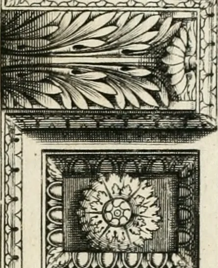 An illustration from Regola delli cinque ordini d'architettura, 1635, leaf 54