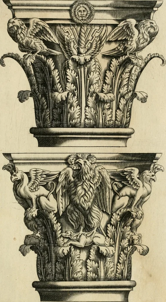 An illustration from Regola delli cinque ordini d'architettura, 1635, leaf 62