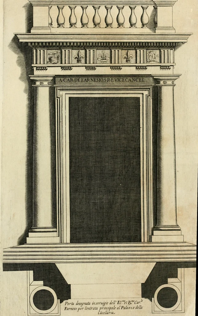 An illustration from Regola delli cinque ordini d'architettura, 1635, leaf 68