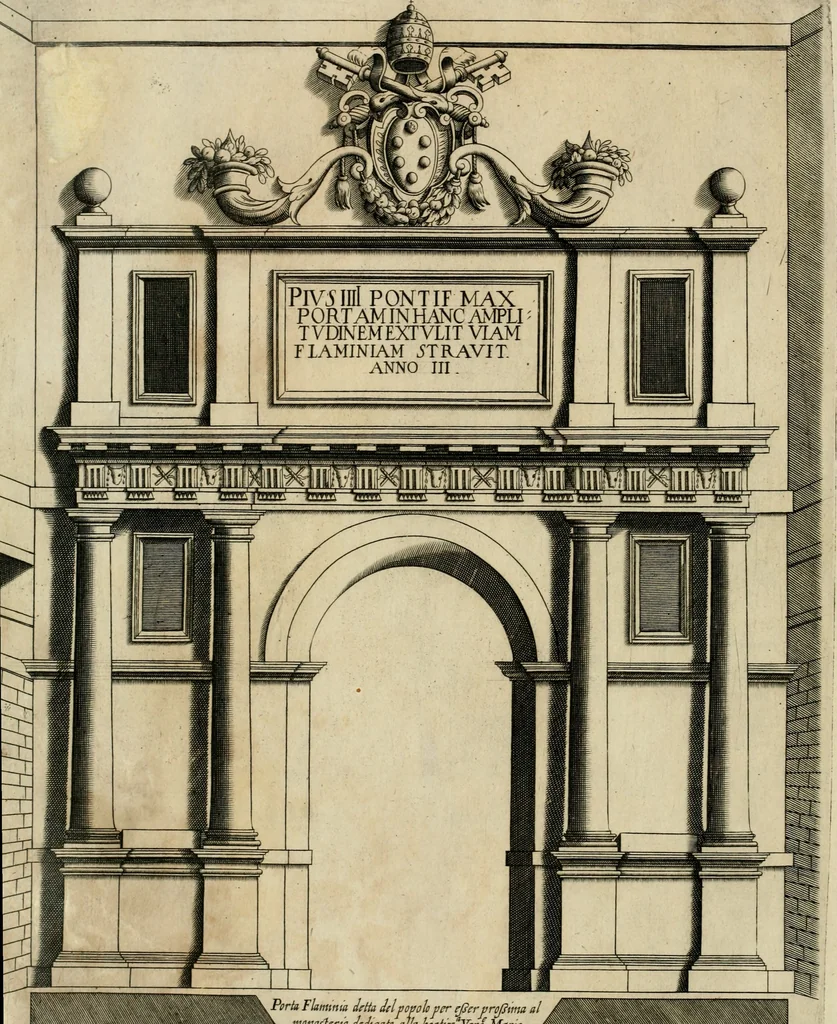 An illustration from Regola delli cinque ordini d'architettura, 1635, leaf 81