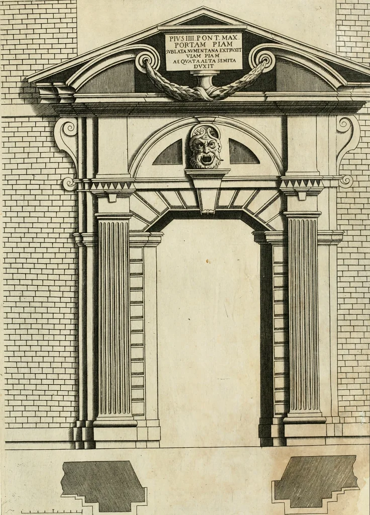 An illustration from Regola delli cinque ordini d'architettura, 1635, leaf 84