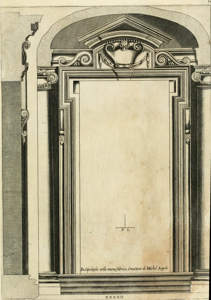An illustration from Regola delli cinque ordini d'architettura, 1635, leaf 86