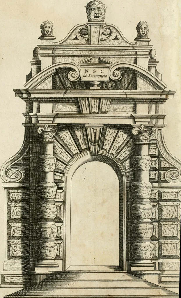 An illustration from Regola delli cinque ordini d'architettura, 1635, leaf 90