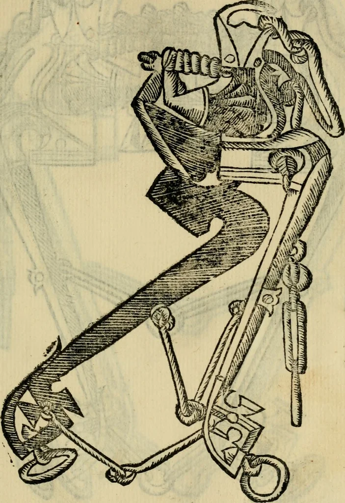 An illustration from Ordini di cavalcare, 1571, leaf 162