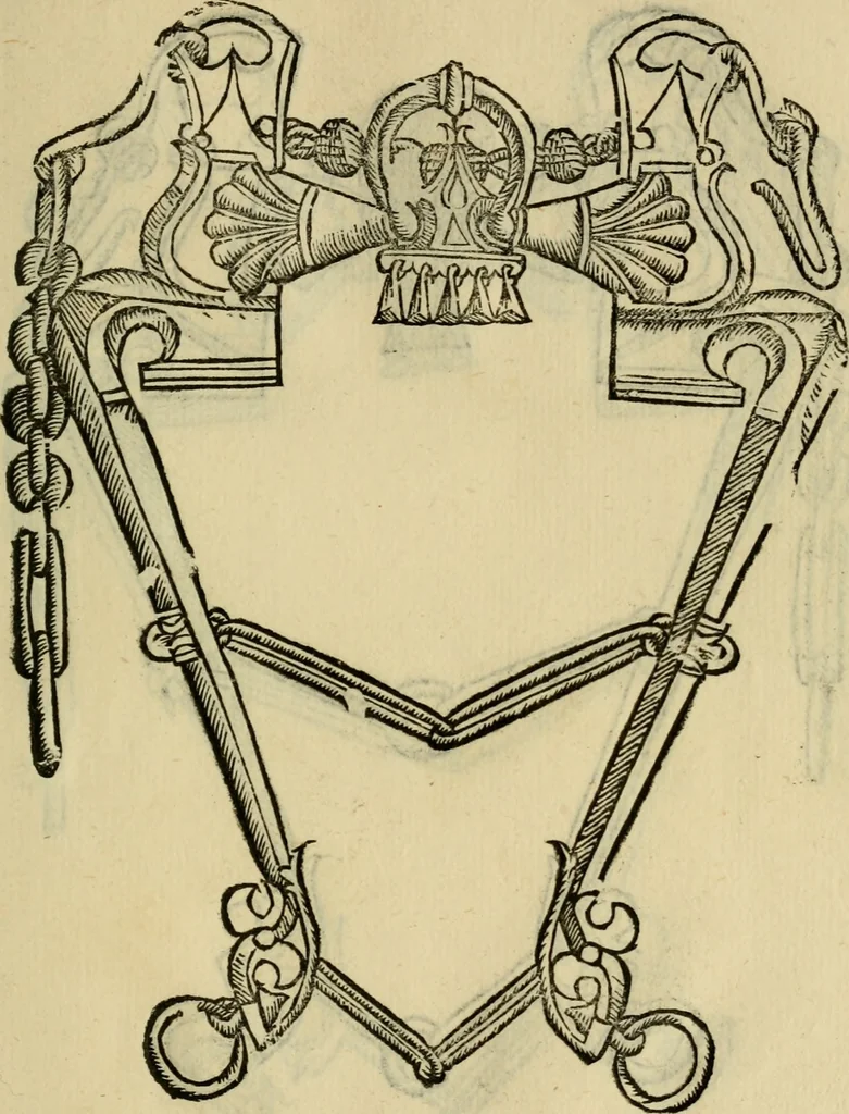 An illustration from Ordini di cavalcare, 1571, leaf 166