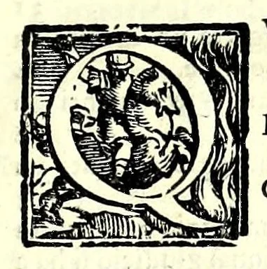 An illustration from Ordini di cavalcare, et modi di conoscere le nature de' caualli, di emendare i lor vitij, & d'ammaestrargli per l'uso della guerra, & giouamento de gli huomini : con varie figvre di morsi, secondo le bocche, & il maneggio che si vuol dar loro, 1571, leaf 9