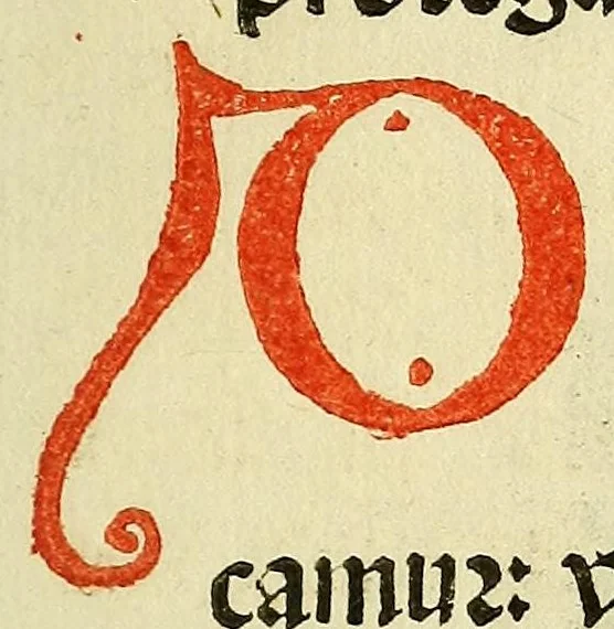 An illustration from Ordo baptizandi : secundum Ritum Romane Ecclesie ad vsum ciuitatis Mantue, 1588, leaf 81