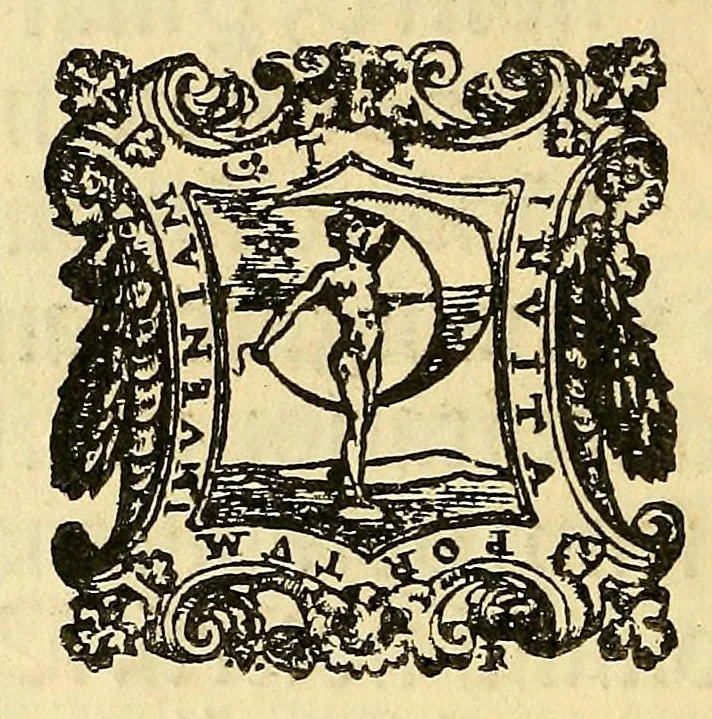 An illustration from Ordo baptizandi : secundum Ritum Romane Ecclesie ad vsum ciuitatis Mantue, 1588, leaf 82