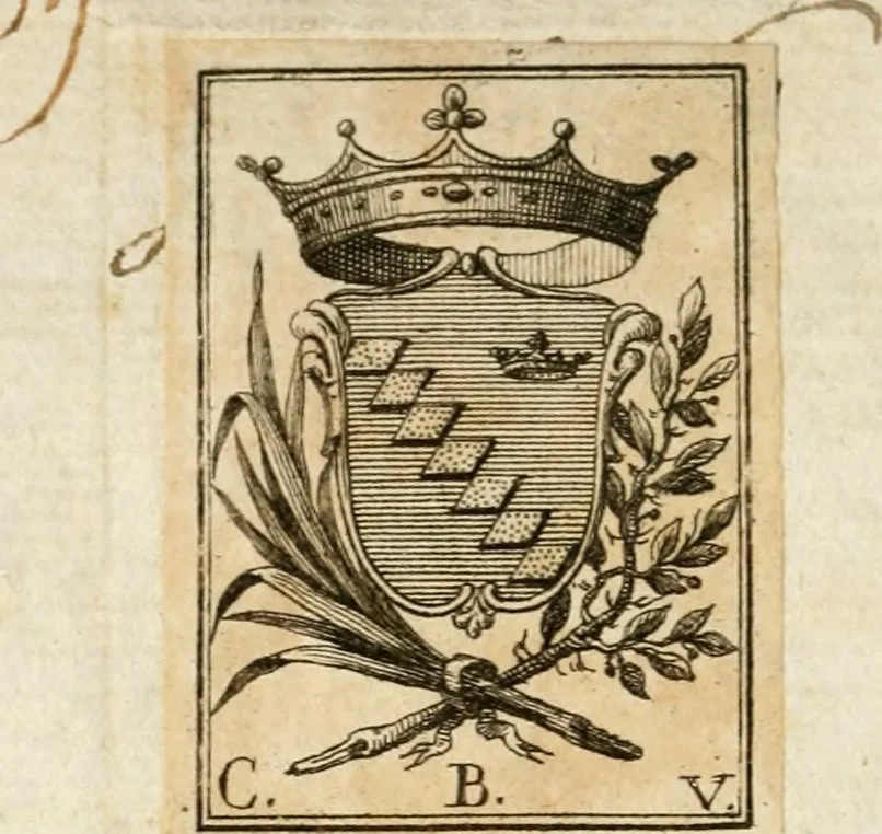 An illustration from Ordo dedicationis obelisci : quem S.D.N. Sixtvs V. pont. max. in Foro Vaticano ad limina apostolorum erexit, et benedictionis item crucis quam in eius fastigio collocauit V. kal. Octob. feria sexta, anno M.D.XXVCVI ..., 1586, leaf 1