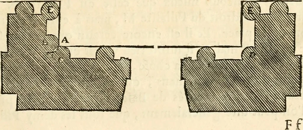 An illustration from Ordonnance des cinq especes de colonnes selon la methode des anciens, 1683, leaf 164
