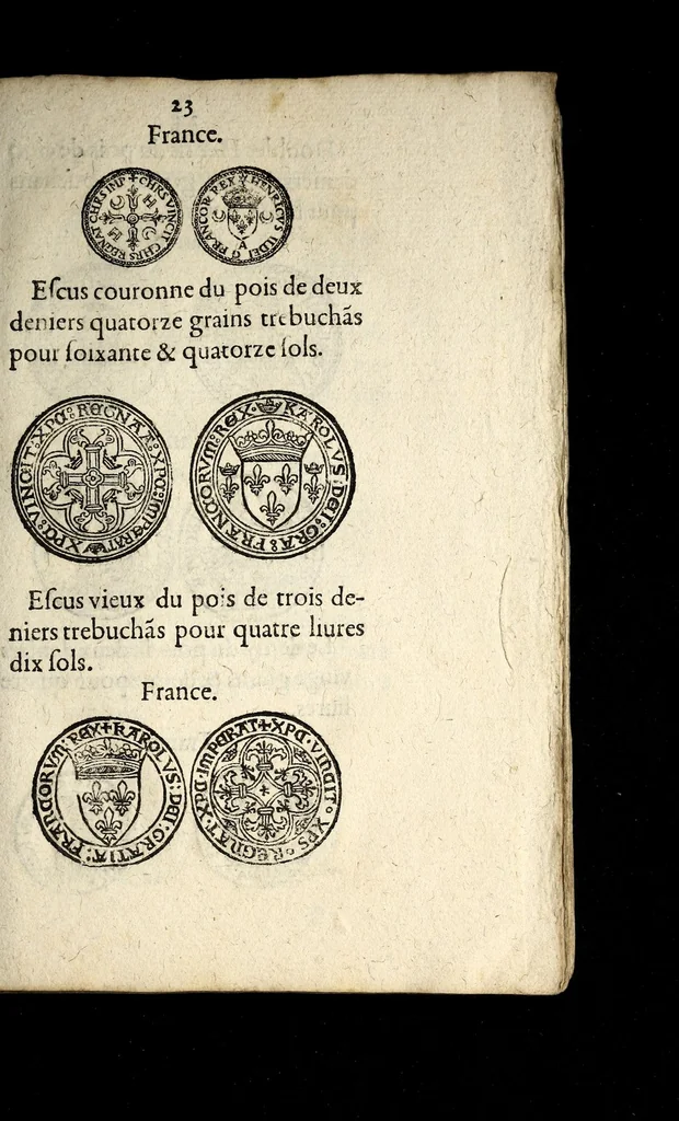 An illustration from Ordonnance du Roy, sur le faict & reglement general de ses monnoyes., 1615, leaf 23