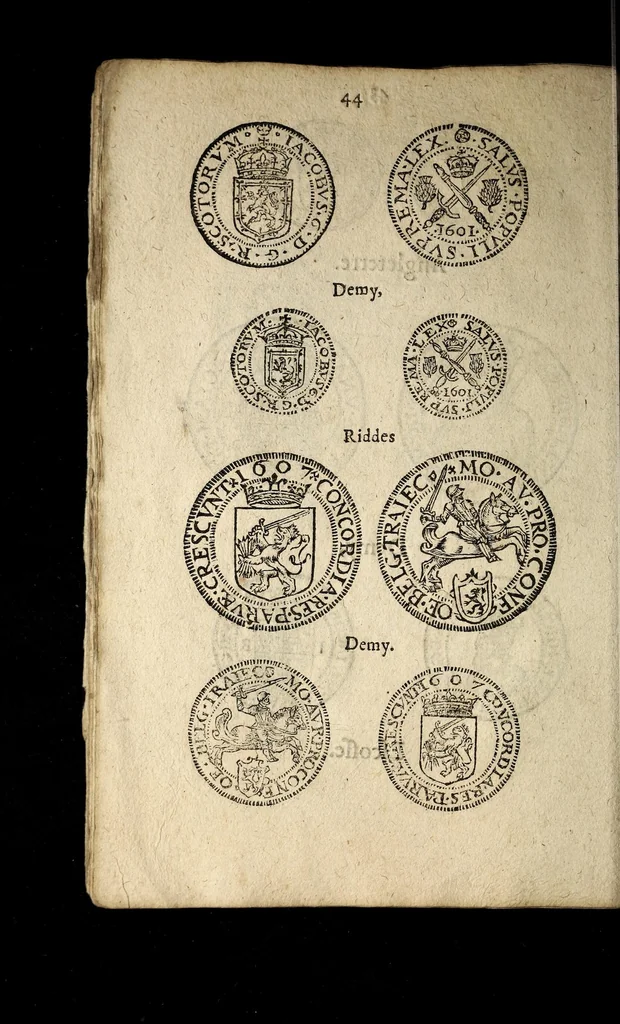 An illustration from Ordonnance du Roy, sur le faict & reglement general de ses monnoyes., 1615, leaf 44