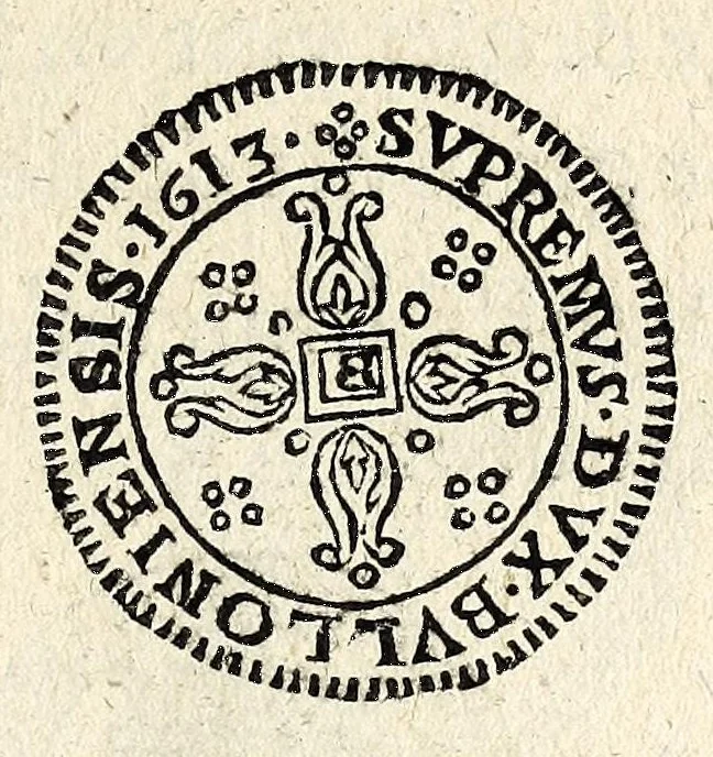 An illustration from Ordonnance du Roy, sur le faict & reglement general de ses monnoyes., 1615, leaf 55