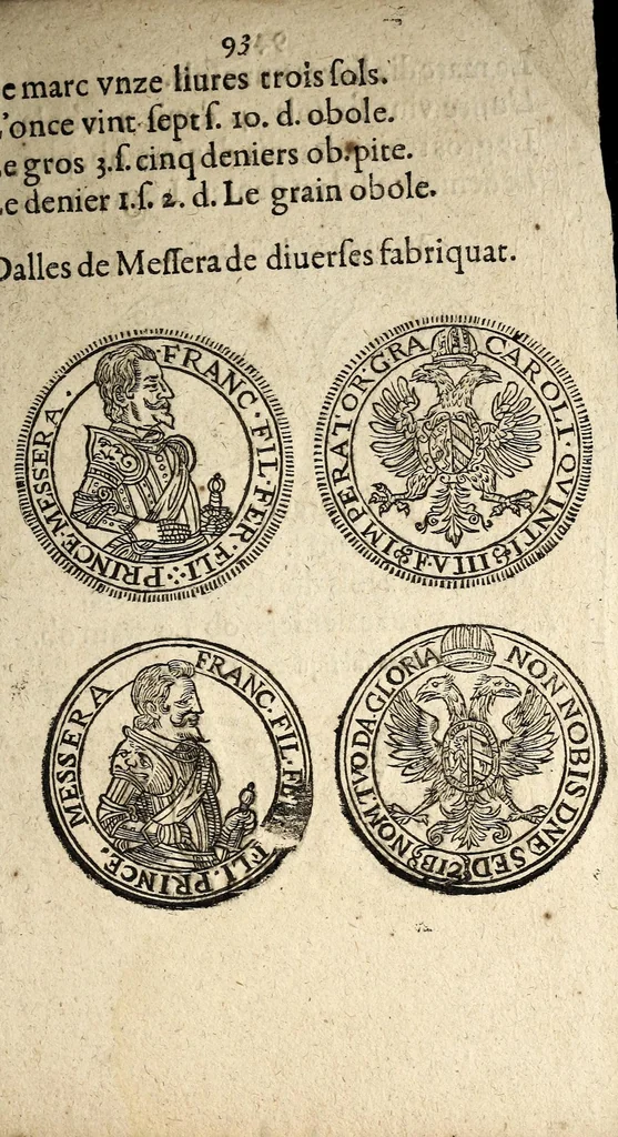 An illustration from Ordonnance du Roy, sur le faict & reglement general de ses monnoyes., 1615, leaf 93