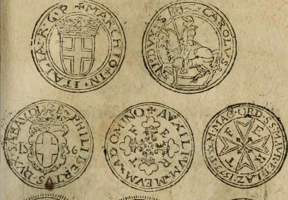 An illustration from Ordonnancie ende instructie naer de welcke voort-aen hen moeten reguleren die ghesworen wisselaers ofte collecteurs vande goude ende silvere penningen, wesende verboden, gheschroyt, te licht oft te seer versleten, ende oversulex verclaert ende ghehouden voor billoen, daer toe geoommitteert om de selve te leveren inde munten van Sijne Majesteyt, ende al daer bekeert te worden in penninghen van hunnen slaghe, 1633, leaf 100