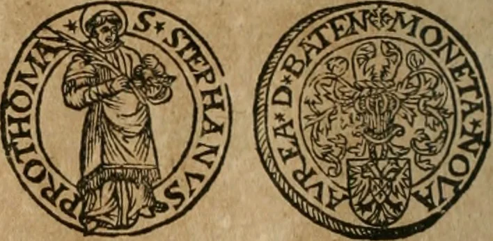 An illustration from Ordonnancie ende instructie naer de welcke voort-aen hen moeten reguleren die ghesworen wisselaers ofte collecteurs vande goude ende silvere penningen, wesende verboden, gheschroyt, te licht oft te seer versleten, ende oversulex verclaert ende ghehouden voor billoen, daer toe geoommitteert om de selve te leveren inde munten van Sijne Majesteyt, ende al daer bekeert te worden in penninghen van hunnen slaghe, 1633, leaf 109