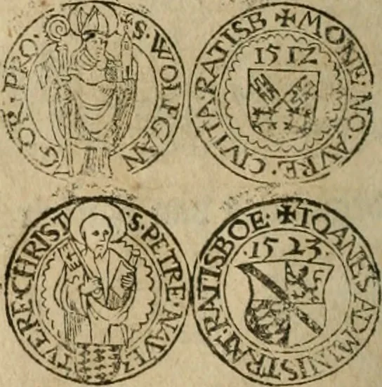An illustration from Ordonnancie ende instructie naer de welcke voort-aen hen moeten reguleren die ghesworen wisselaers ofte collecteurs vande goude ende silvere penningen, wesende verboden, gheschroyt, te licht oft te seer versleten, ende oversulex verclaert ende ghehouden voor billoen, daer toe geoommitteert om de selve te leveren inde munten van Sijne Majesteyt, ende al daer bekeert te worden in penninghen van hunnen slaghe, 1633, leaf 119