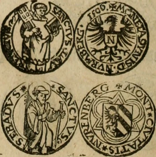 An illustration from Ordonnancie ende instructie naer de welcke voort-aen hen moeten reguleren die ghesworen wisselaers ofte collecteurs vande goude ende silvere penningen, wesende verboden, gheschroyt, te licht oft te seer versleten, ende oversulex verclaert ende ghehouden voor billoen, daer toe geoommitteert om de selve te leveren inde munten van Sijne Majesteyt, ende al daer bekeert te worden in penninghen van hunnen slaghe, 1633, leaf 119
