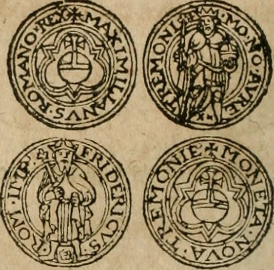 An illustration from Ordonnancie ende instructie naer de welcke voort-aen hen moeten reguleren die ghesworen wisselaers ofte collecteurs vande goude ende silvere penningen, wesende verboden, gheschroyt, te licht oft te seer versleten, ende oversulex verclaert ende ghehouden voor billoen, daer toe geoommitteert om de selve te leveren inde munten van Sijne Majesteyt, ende al daer bekeert te worden in penninghen van hunnen slaghe, 1633, leaf 133