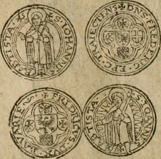 An illustration from Ordonnancie ende instructie naer de welcke voort-aen hen moeten reguleren die ghesworen wisselaers ofte collecteurs vande goude ende silvere penningen, wesende verboden, gheschroyt, te licht oft te seer versleten, ende oversulex verclaert ende ghehouden voor billoen, daer toe geoommitteert om de selve te leveren inde munten van Sijne Majesteyt, ende al daer bekeert te worden in penninghen van hunnen slaghe, 1633, leaf 139