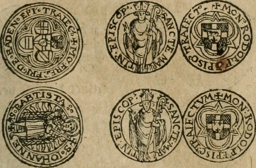 An illustration from Ordonnancie ende instructie naer de welcke voort-aen hen moeten reguleren die ghesworen wisselaers ofte collecteurs vande goude ende silvere penningen, wesende verboden, gheschroyt, te licht oft te seer versleten, ende oversulex verclaert ende ghehouden voor billoen, daer toe geoommitteert om de selve te leveren inde munten van Sijne Majesteyt, ende al daer bekeert te worden in penninghen van hunnen slaghe, 1633, leaf 144
