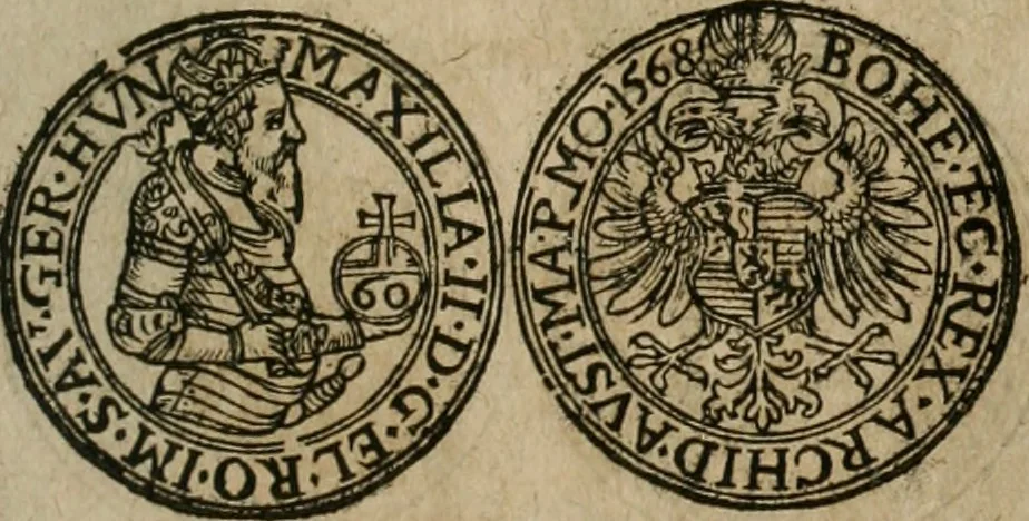 An illustration from Ordonnancie ende instructie naer de welcke voort-aen hen moeten reguleren die ghesworen wisselaers ofte collecteurs vande goude ende silvere penningen, wesende verboden, gheschroyt, te licht oft te seer versleten, ende oversulex verclaert ende ghehouden voor billoen, daer toe geoommitteert om de selve te leveren inde munten van Sijne Majesteyt, ende al daer bekeert te worden in penninghen van hunnen slaghe, 1633, leaf 154