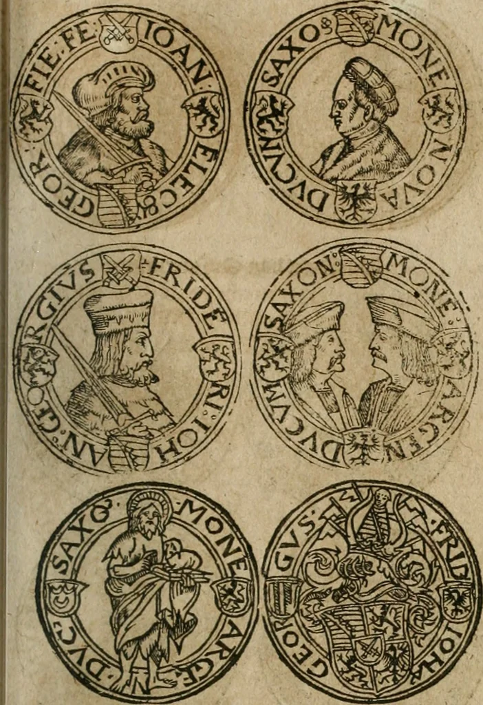 An illustration from Ordonnancie ende instructie naer de welcke voort-aen hen moeten reguleren die ghesworen wisselaers ofte collecteurs vande goude ende silvere penningen, wesende verboden, gheschroyt, te licht oft te seer versleten, ende oversulex verclaert ende ghehouden voor billoen, daer toe geoommitteert om de selve te leveren inde munten van Sijne Majesteyt, ende al daer bekeert te worden in penninghen van hunnen slaghe, 1633, leaf 156