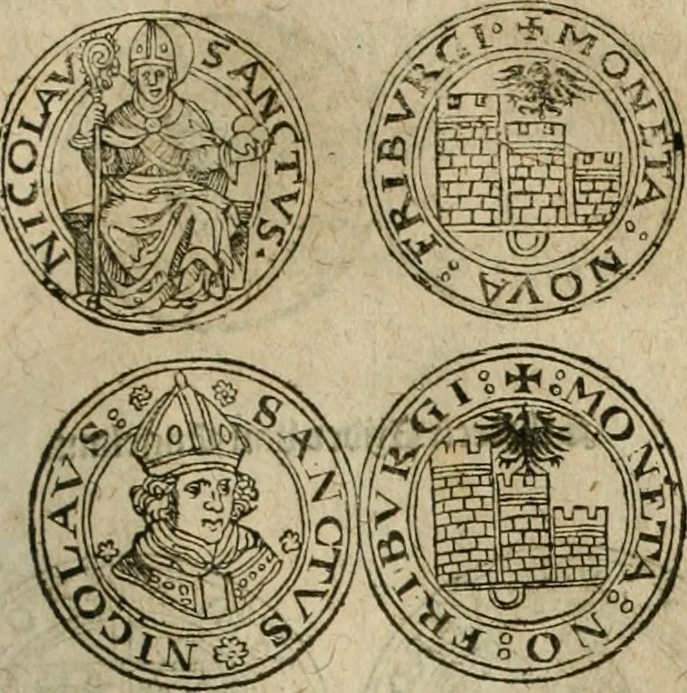 An illustration from Ordonnancie ende instructie naer de welcke voort-aen hen moeten reguleren die ghesworen wisselaers ofte collecteurs vande goude ende silvere penningen, wesende verboden, gheschroyt, te licht oft te seer versleten, ende oversulex verclaert ende ghehouden voor billoen, daer toe geoommitteert om de selve te leveren inde munten van Sijne Majesteyt, ende al daer bekeert te worden in penninghen van hunnen slaghe, 1633, leaf 160