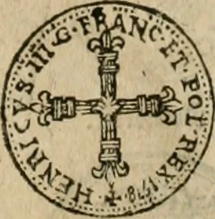 An illustration from Ordonnancie ende instructie naer de welcke voort-aen hen moeten reguleren die ghesworen wisselaers ofte collecteurs vande goude ende silvere penningen, wesende verboden, gheschroyt, te licht oft te seer versleten, ende oversulex verclaert ende ghehouden voor billoen, daer toe geoommitteert om de selve te leveren inde munten van Sijne Majesteyt, ende al daer bekeert te worden in penninghen van hunnen slaghe, 1633, leaf 161