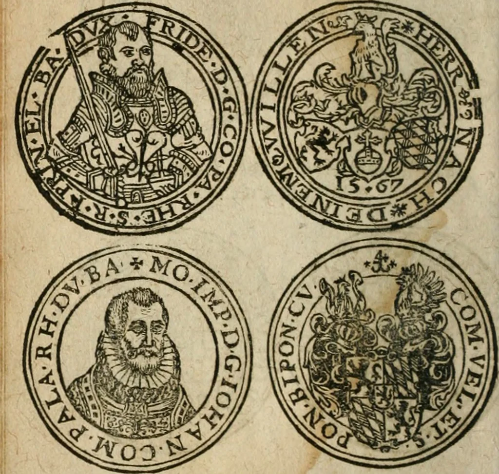 An illustration from Ordonnancie ende instructie naer de welcke voort-aen hen moeten reguleren die ghesworen wisselaers ofte collecteurs vande goude ende silvere penningen, wesende verboden, gheschroyt, te licht oft te seer versleten, ende oversulex verclaert ende ghehouden voor billoen, daer toe geoommitteert om de selve te leveren inde munten van Sijne Majesteyt, ende al daer bekeert te worden in penninghen van hunnen slaghe, 1633, leaf 171