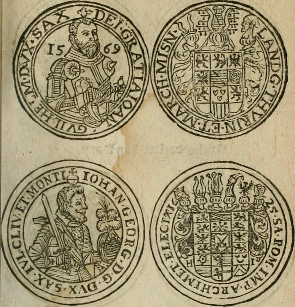 An illustration from Ordonnancie ende instructie naer de welcke voort-aen hen moeten reguleren die ghesworen wisselaers ofte collecteurs vande goude ende silvere penningen, wesende verboden, gheschroyt, te licht oft te seer versleten, ende oversulex verclaert ende ghehouden voor billoen, daer toe geoommitteert om de selve te leveren inde munten van Sijne Majesteyt, ende al daer bekeert te worden in penninghen van hunnen slaghe, 1633, leaf 174
